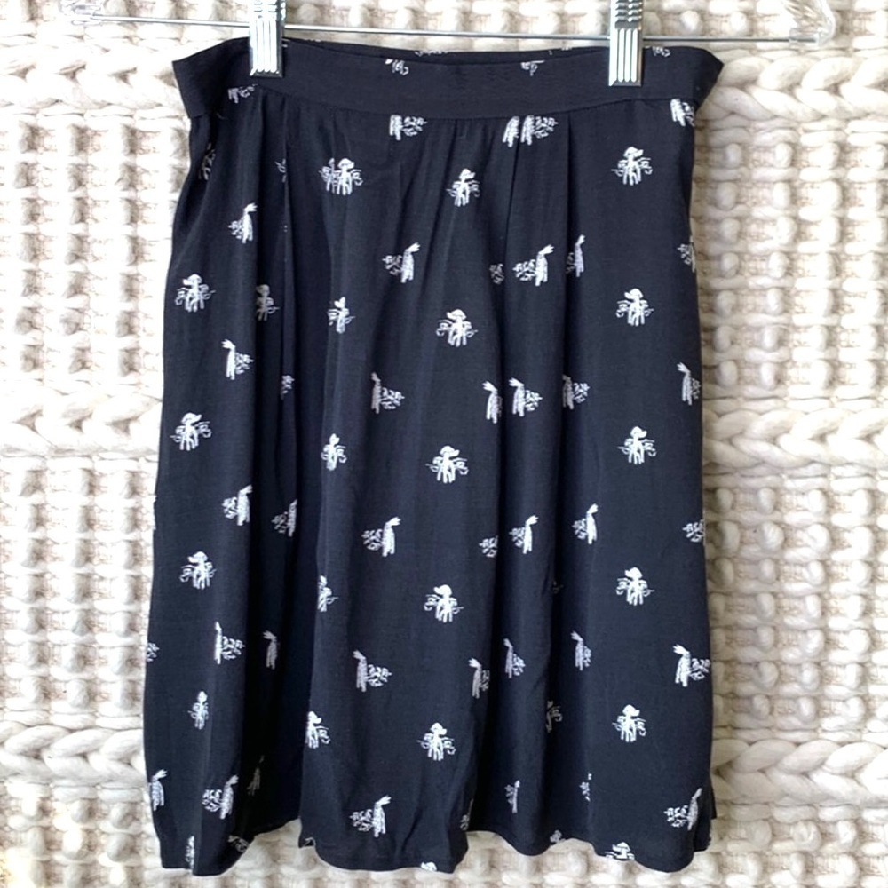 & Other Stories Black and White Skirt